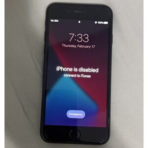 Apple iPhone SE 2nd Gen 2020 64GB Black A2275 MX992LL/A B1045 Parts Only
